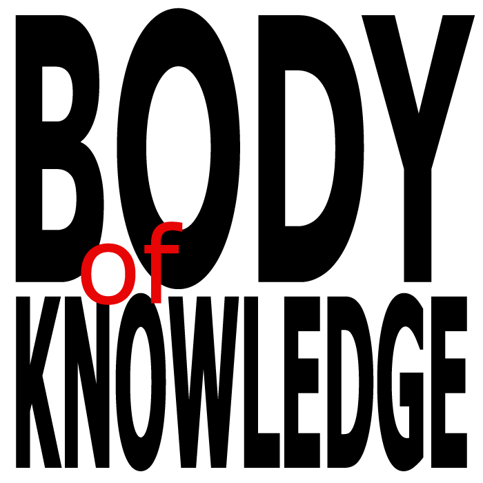 Text reading: Body of Knowledge